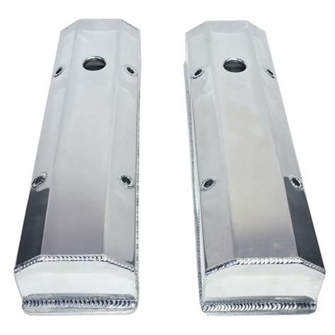 small block chevy fabricated aluminum valve covers circle|chrome valve covers 350 chevy.